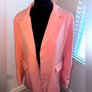 Pink lily blazer